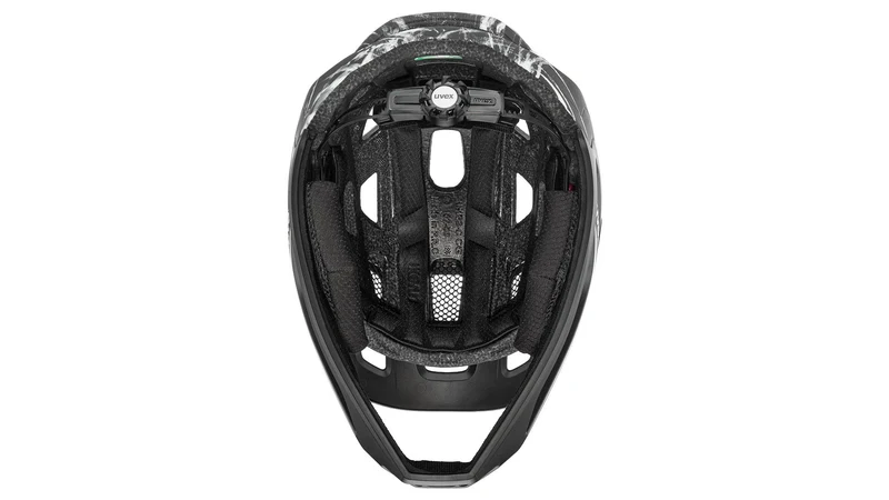 Uvex React Jr. Fullface Kinder-Helm black-white matt S (52-56 cm)