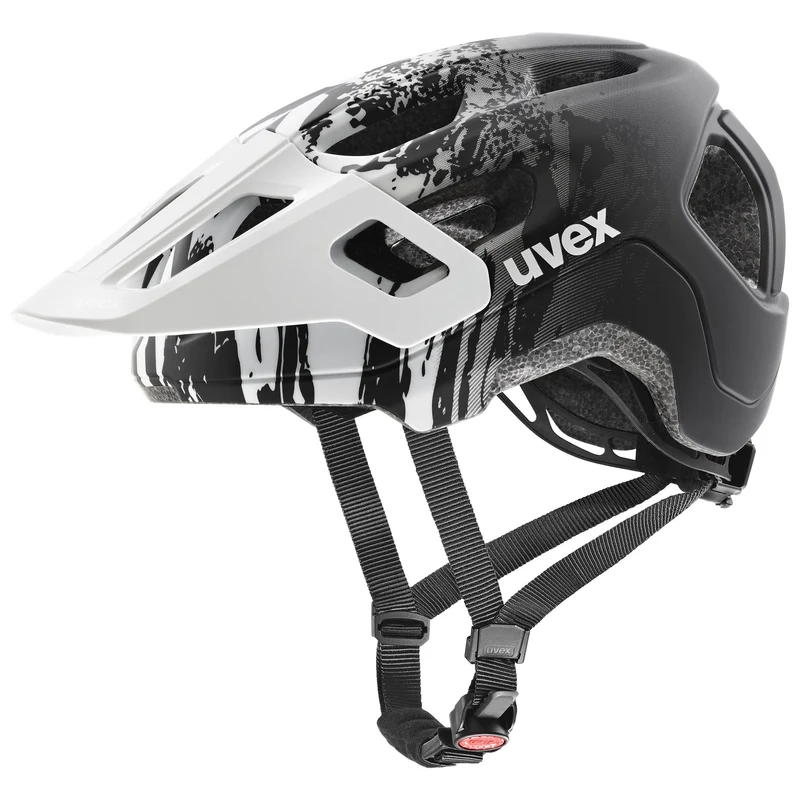 Uvex React Jr. Kinder-Helm white-black matt S (52-56 cm)