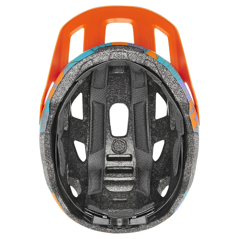 Uvex React Jr. Kinder-Helm papaya camo matt S (52-56 cm)