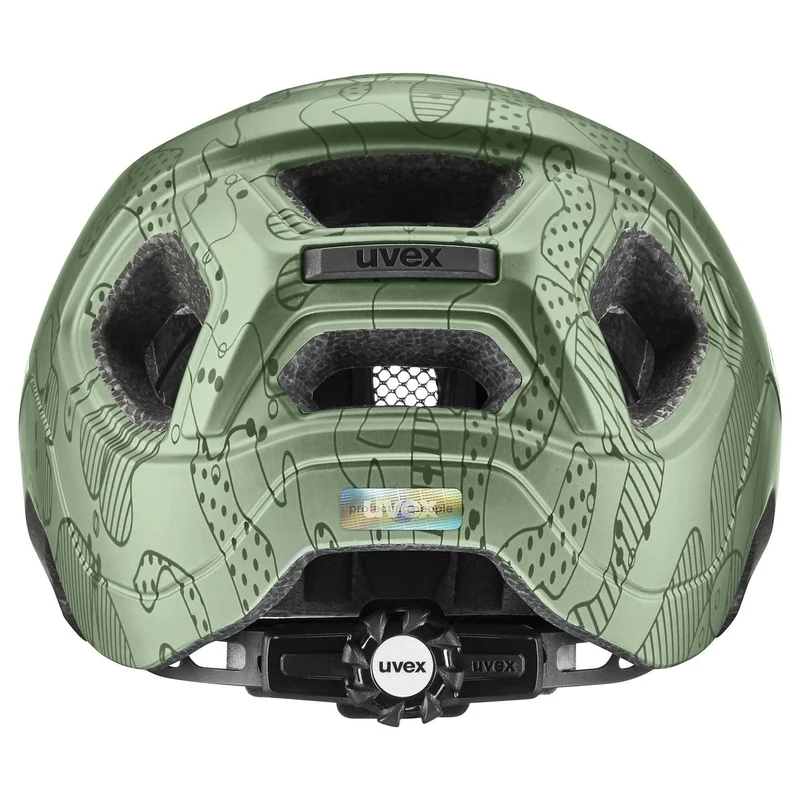 Uvex React Jr. Kinder-Helm moss green altimeter matt S (52-56 cm)