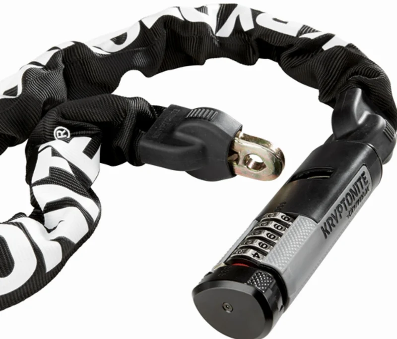 Kryptonite KryptoLok 990 Integrated Combo Chain Kettenschloss 90 cm