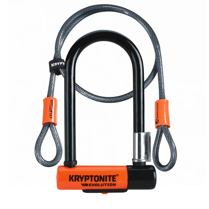 Antivol U combiné Evolution Mini-7 avec câble flex Kryptonite