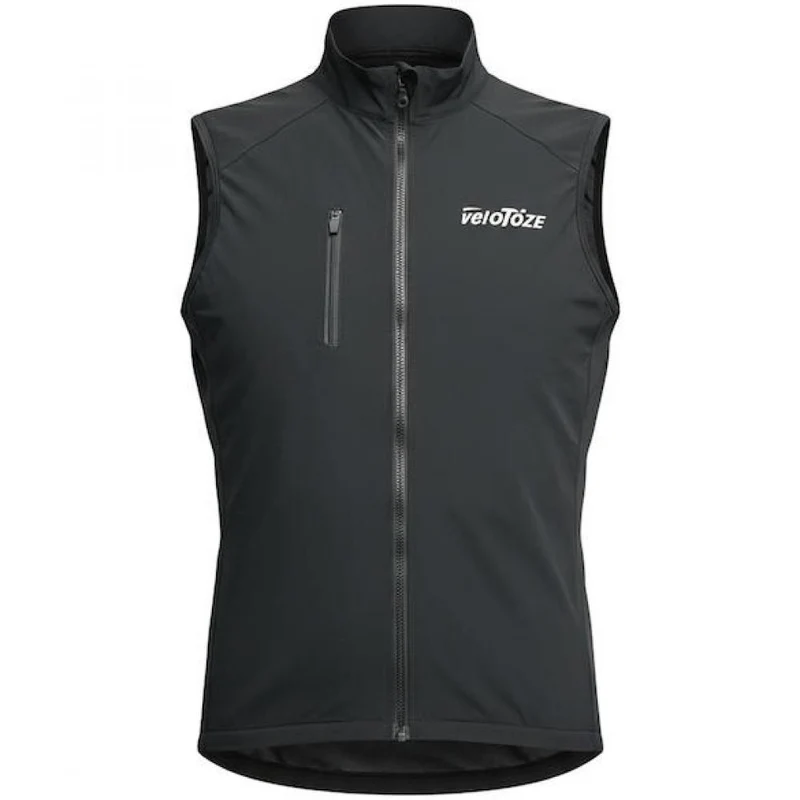 VeloToze Weste Core Shield XS Schwarz - winddichter Core-Schutz in moderner Ausführung