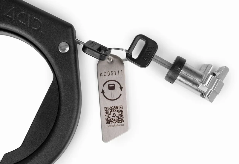 Acid Rahmen- und Akkuschloss-Set Latch 6078 D gleichschließend black