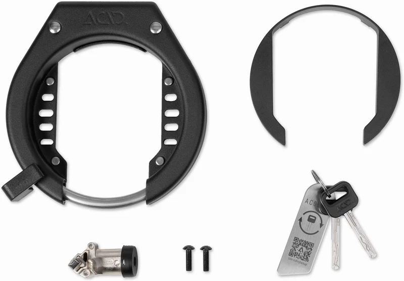 Acid Rahmen- und Akkuschloss-Set Latch 6078 D gleichschließend black