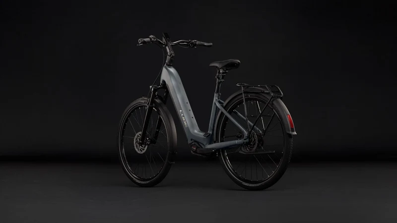Cube Touring Hybrid Deluxe SLX 800 Wh E-Trekkingbike Easy Entry 28" slabgrey´n´chrome