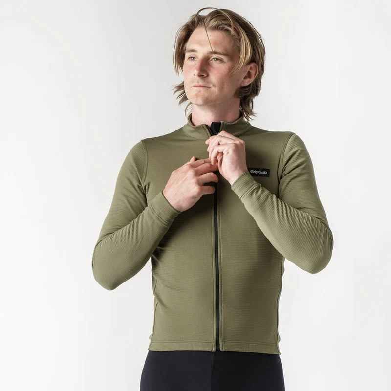 Maillot vélo mérinos manches longues GripGrab Explr