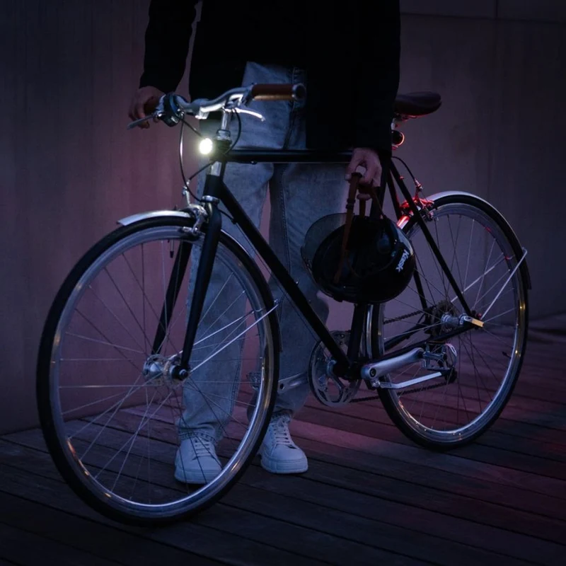Mini lumières vélo Shapeheart fixation aimantée