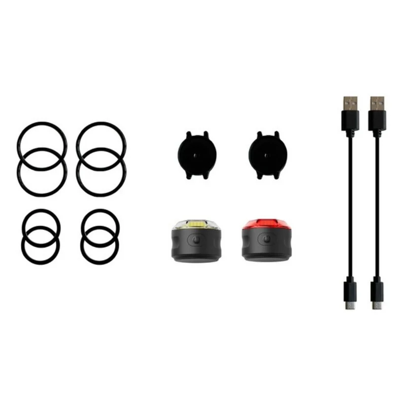 Mini lumières vélo Shapeheart fixation aimantée