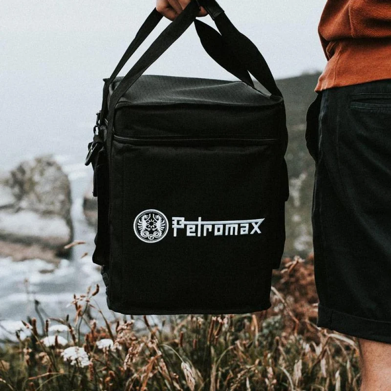 Petromax Transporttasche für Raketenofen rf33  Robuste Nylon-Tasche mit verstärkten Wänden, abnehmbarem Schultergurt und zusätzlichen Taschen für Zubehör