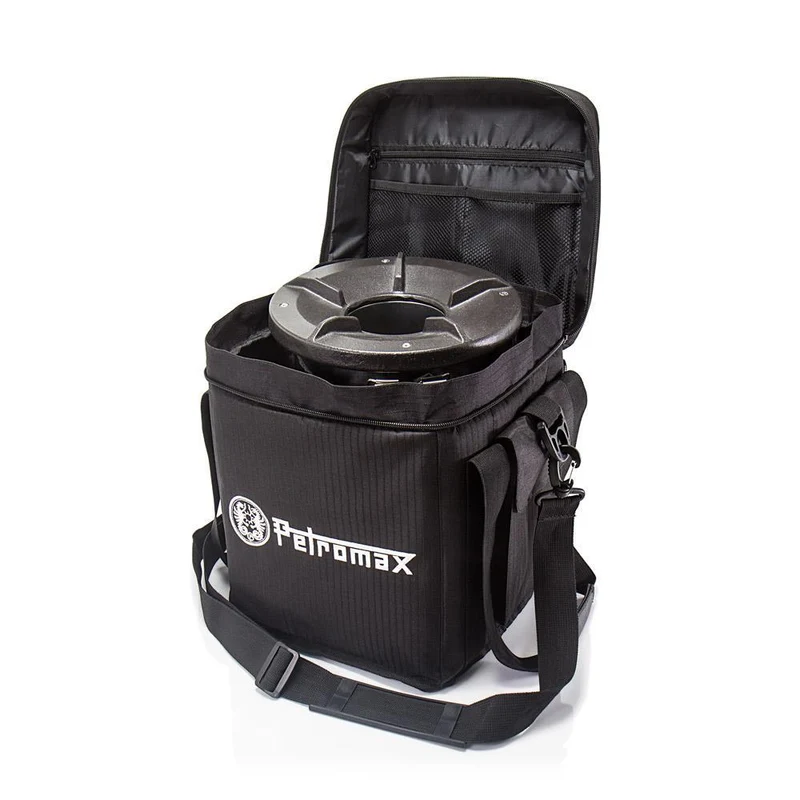 Petromax Transporttasche für Raketenofen rf33  Robuste Nylon-Tasche mit verstärkten Wänden, abnehmbarem Schultergurt und zusätzlichen Taschen für Zubehör