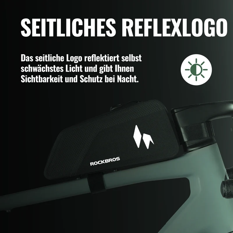 100% Wasserdichtes Oberrohrtasche 1L AS-151 RideMate