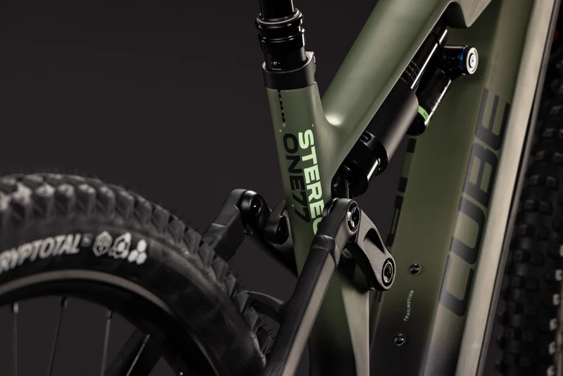 Cube Stereo Hybrid ONE77 HPC TM 800 Wh E-Bike Fully 29" reedgreen´n´gills