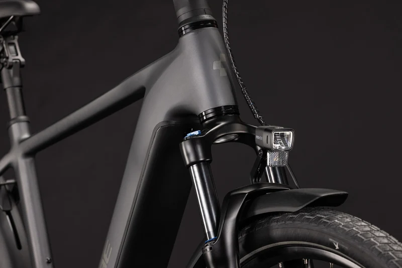 Cube Touring Hybrid Deluxe SLX 800 Wh E-Trekkingbike Diamant 28" slabgrey´n´chrome