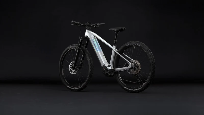 Cube Reaction Hybrid SLX 800 Wh E-Bike Hardtail Diamant platinum´n´reflex