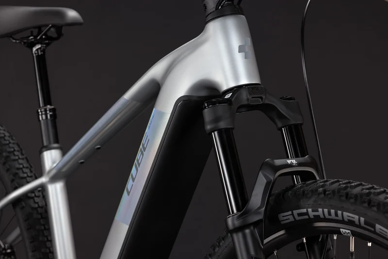 Cube Reaction Hybrid SLX 800 Wh E-Bike Hardtail Diamant platinum´n´reflex