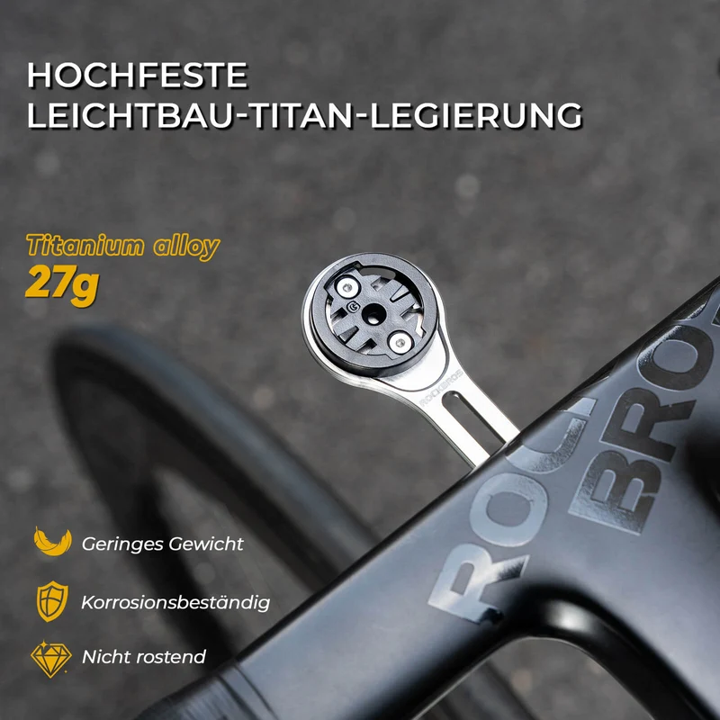 Universal Fahrrad Computer Halterung Leicht & Werkzeugfrei
