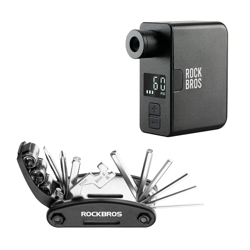 Werkzeug-Set: Elektrische Luftpumpe + Multitool