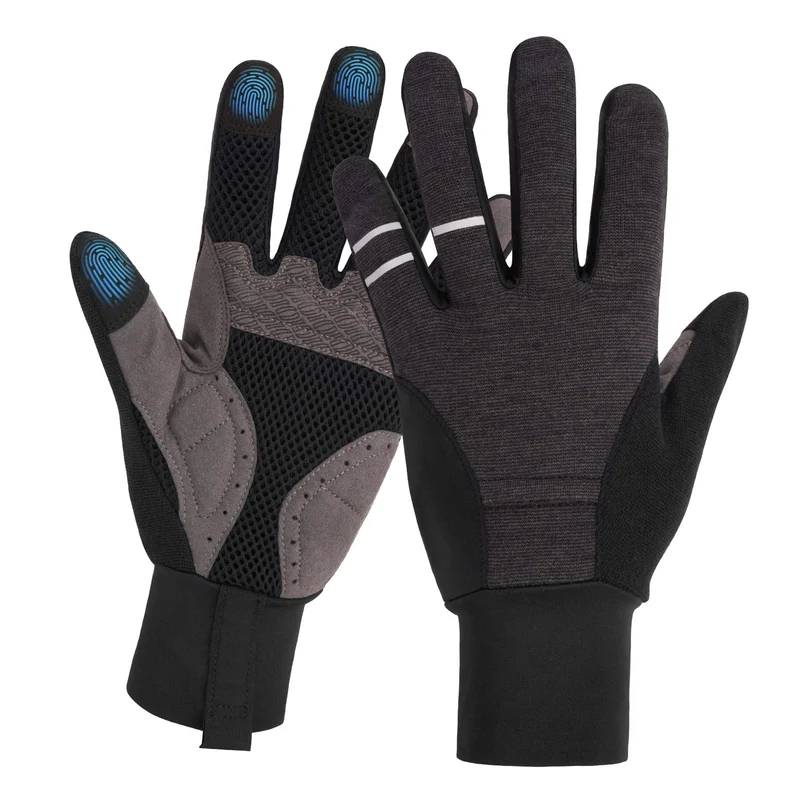 Fahrradhandschuhe Herren Damen Radsporthandschuhe Winddichte Touchscreen