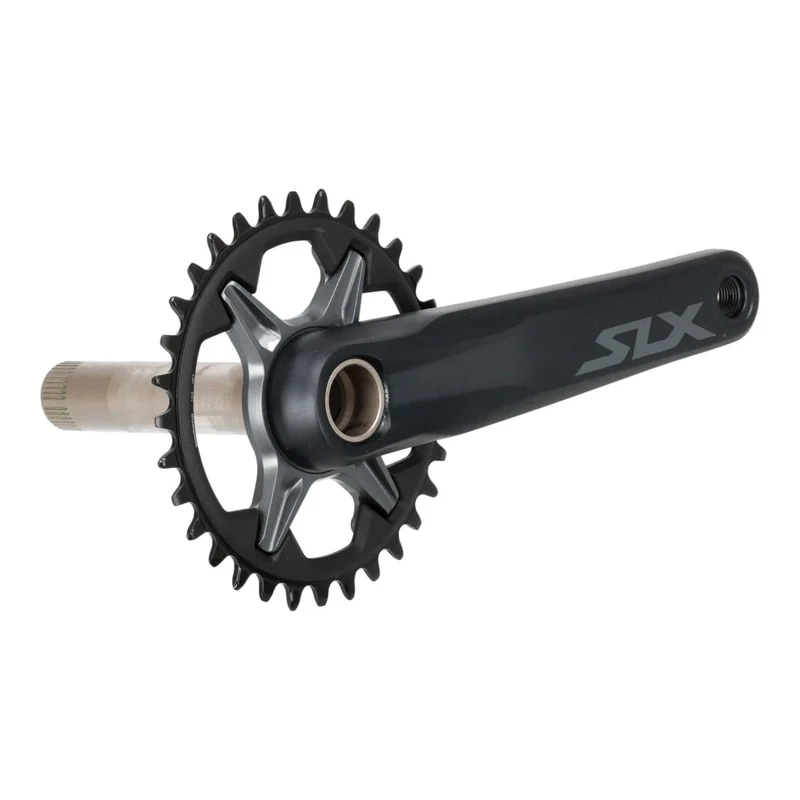 Nur rechter Kurbelarm mit Kettenblatt: Shimano SLX FC-M7100-1 Kurbel 170mm Kettenblatt 32 Zähne (1x12-fach)