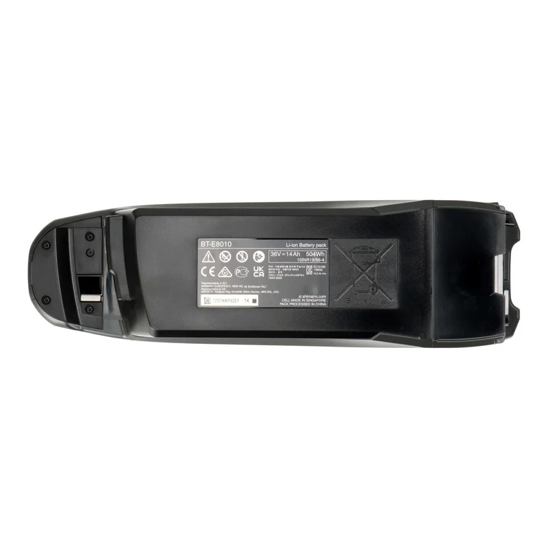Shimano Steps Akku BT-E8010 | 504 Wh | E-Bike Batterie | für Rahmenmontage | Li-Ion | schwarz
