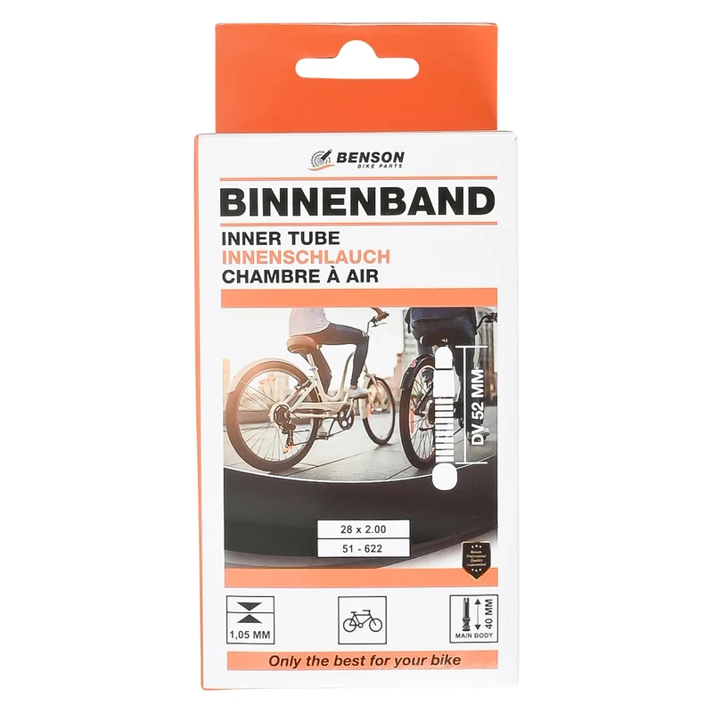 Fahrradschlauch 28 x 2.00 Butyl