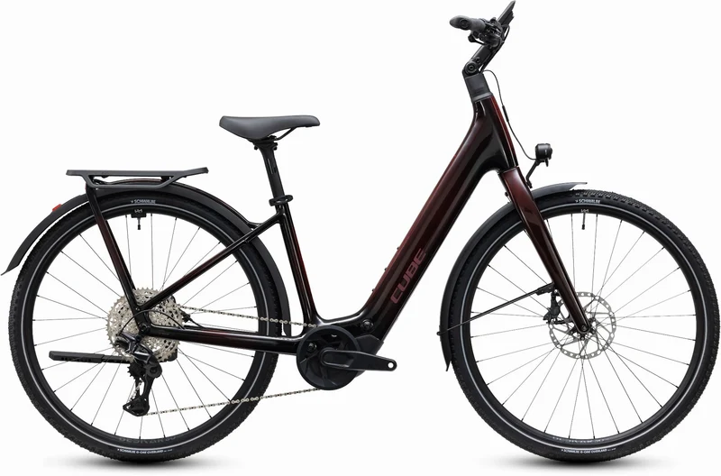 Cube Kathmandu Hybrid C:62 SLX 400X Wh E-Trekkingbike Easy Entry 28" liquidred´n´red