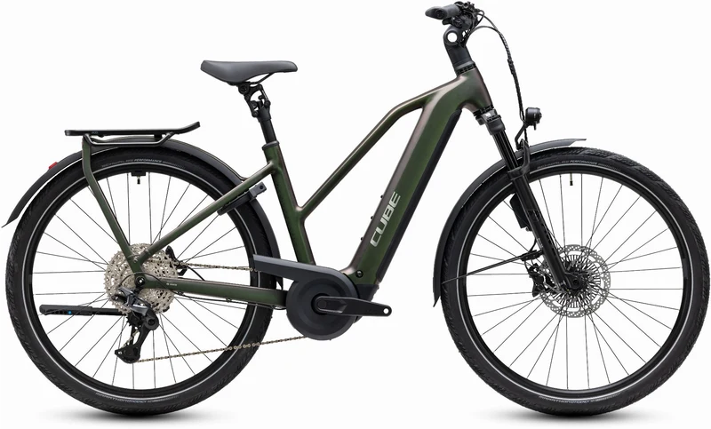Cube Kathmandu Hybrid EXC 800 Wh E-Trekkingbike Trapeze 28" stellar´n´chrome