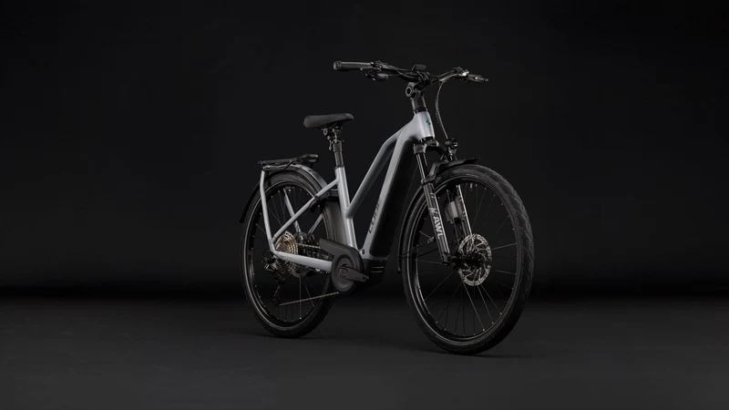 Cube Kathmandu Hybrid EXC 800 Wh E-Trekkingbike Trapeze 28" slategrey´n´chrome