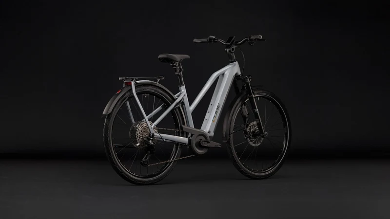 Cube Kathmandu Hybrid EXC 800 Wh E-Trekkingbike Trapeze 28" slategrey´n´chrome