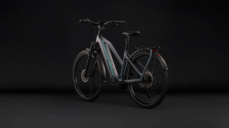 Cube Kathmandu Hybrid Pro 800 Wh E-Trekkingbike Trapeze 28" smaragdgrey´n´black