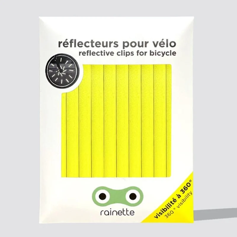 Réflecteurs pour rayon de vélo Rainette 80 mm - 12 pièces