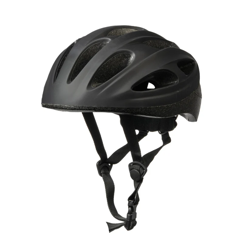 Fahrradhelm für Erwachsene Größe L (58-61 cm) schwarz – Kopfumfang 58-61 cm, Material Kunststoff
