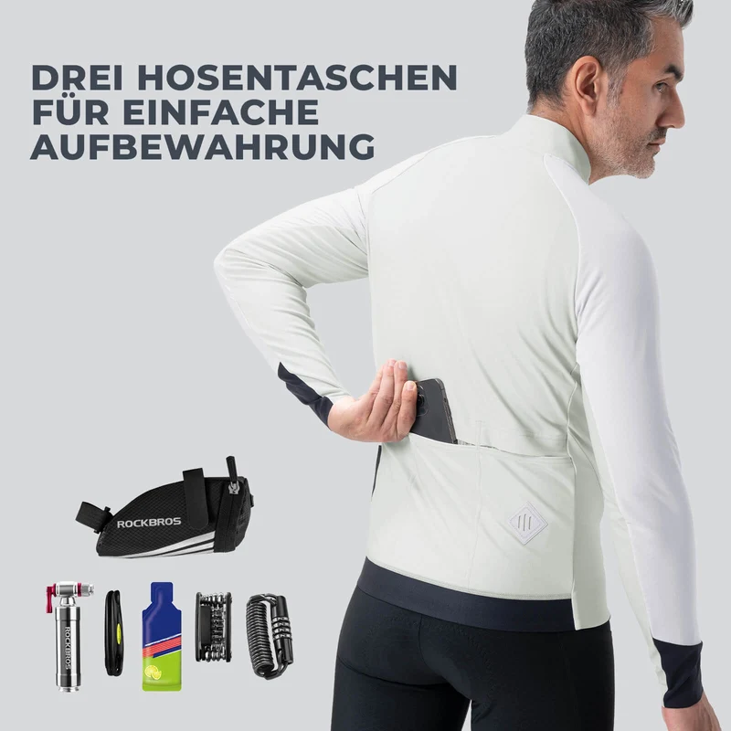 Fahrradjacke mit Reflexelementen Atmungsaktiv & Praktisch Herren