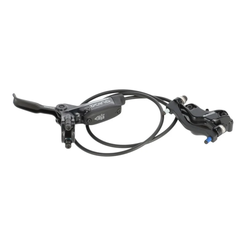 SRAM Guide T Scheibenbremse vorne | 4-Kolben | 850 mm Leitung | inkl. 20 mm Postmount Adapter | schwarz