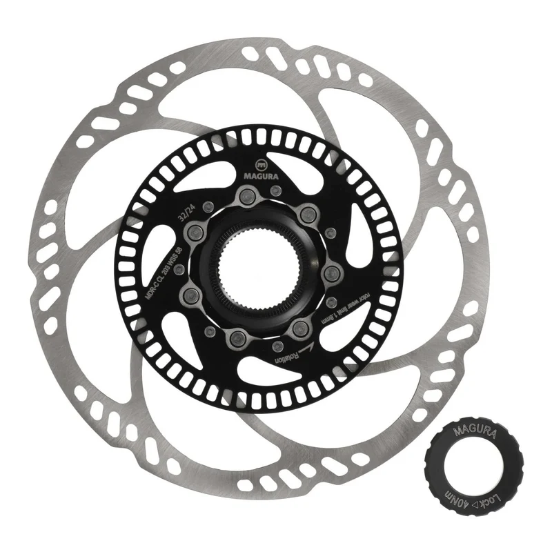 Magura MDR-C WSS 58 Bremsscheibe 203 mm | Center Lock | inkl. Lockring (extern) | Bosch ABS Gen2 kompatibel | E-Bike / E-MTB