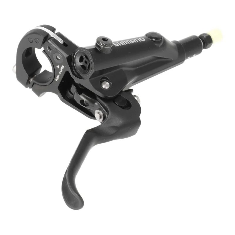Shimano MT501 / MT520 Scheibenbremse hinten | 4-Kolben | 1700 mm Leitung | Postmount | schwarz | MTB / E-MTB