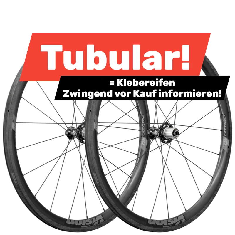 Vision Metron 40 SL Carbon Laufradsatz 28" | Felgenbremsen | Tubular Schlauchreifen | Shimano HG