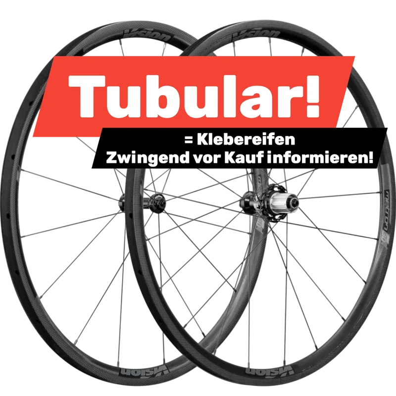 Vision Metron 30 SL Carbon Laufradsatz 28" | Felgenbremsen | Tubular Schlauchreifen | Shimano HG