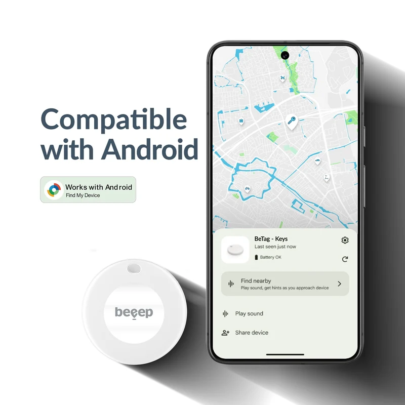 Beeep BeTag – Smart Tracker Google Find My Device 3er Pack