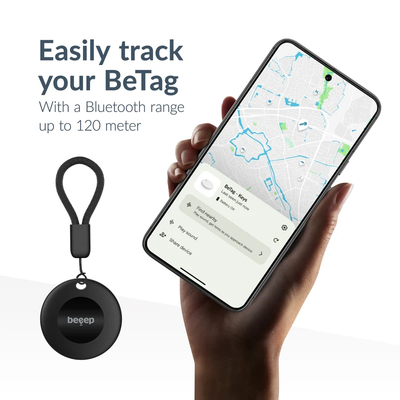 Beeep BeTag – Smart Tracker für Android Google Find My Device