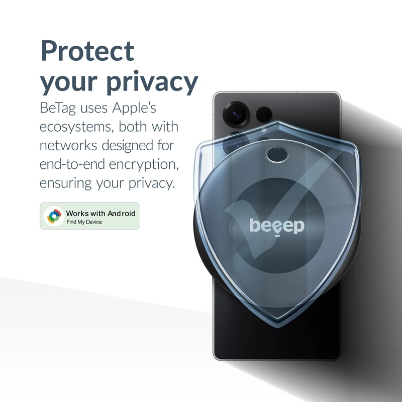 Beeep BeTag – Smart Tracker für Android Google Find My Device