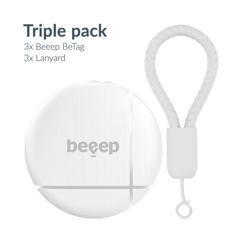 Beeep BeTag – Smart Tracker Apple Find My 3er Pack
