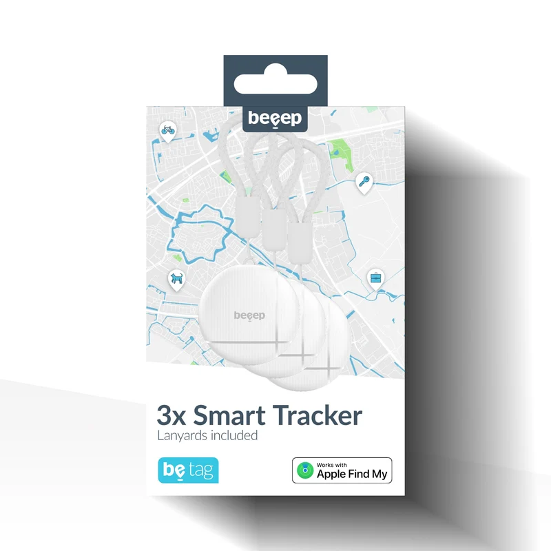 Beeep BeTag – Smart Tracker Apple Find My 3er Pack
