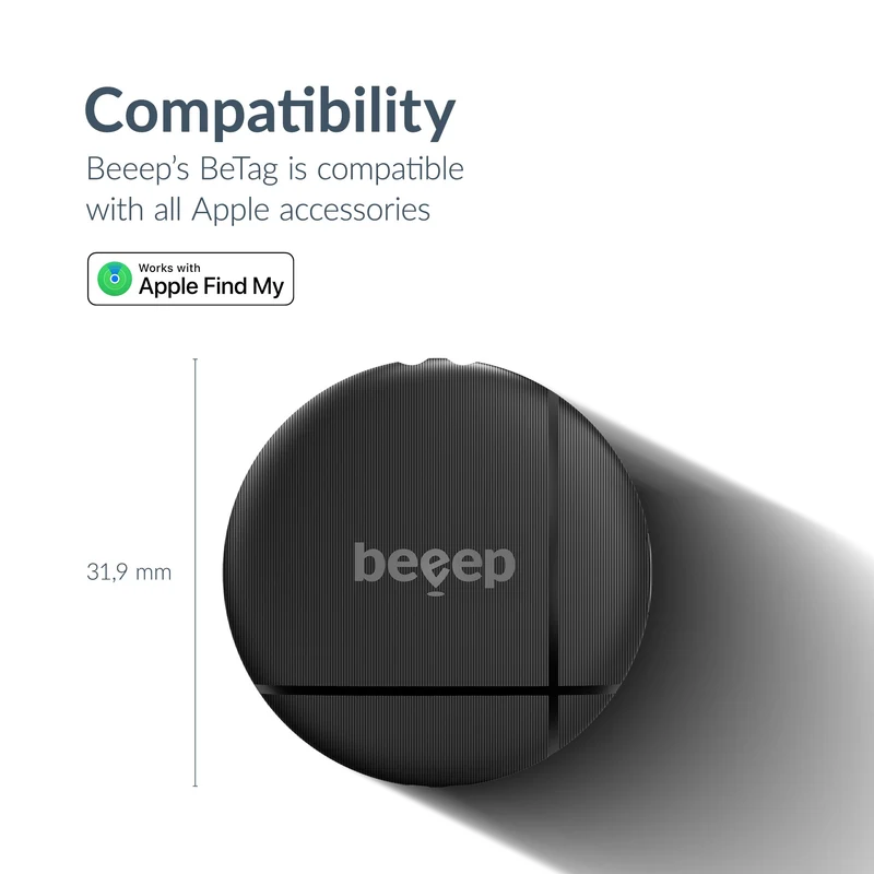 Beeep BeTag – Smart Tracker Apple Find My 3er Pack