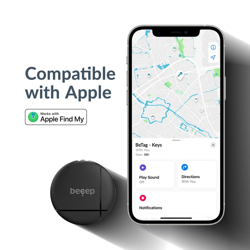 Beeep BeTag Smart Tracker – Apple Find My kompatibel | Schlüsselfinder