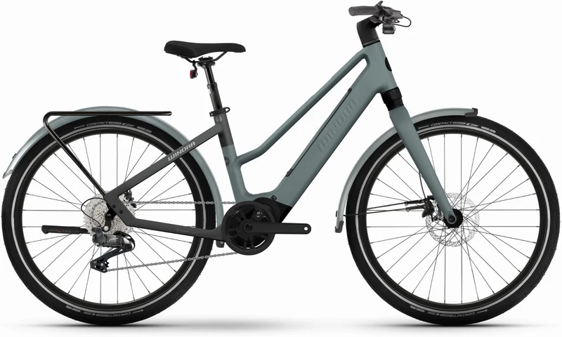 Winora iRide Pure X10 400 Wh E-Bike Trapez 27,5" nile blue matt, black matt