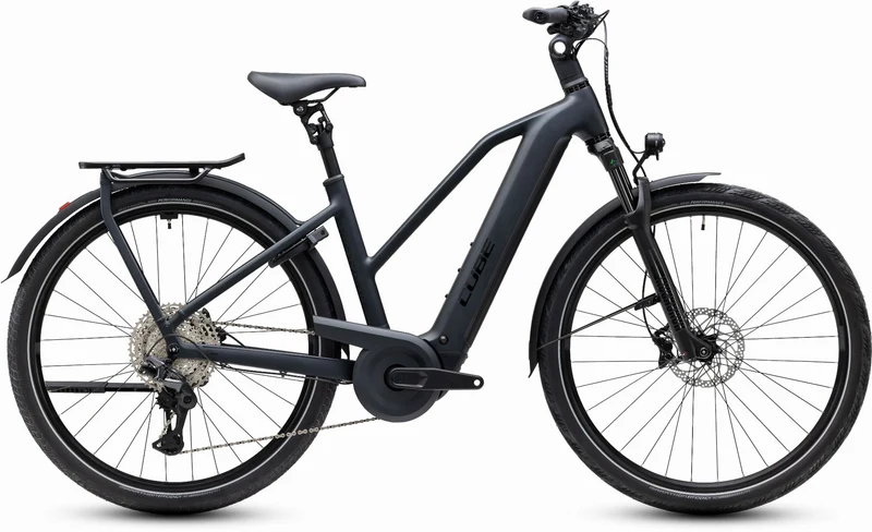 Cube Kathmandu Hybrid Pro 800 Wh E-Trekkingbike Trapeze 28" coal´n´black