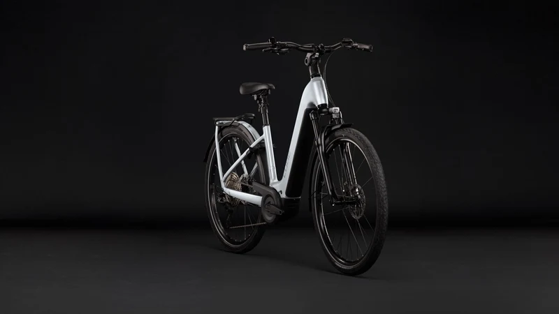 Cube Kathmandu Hybrid ONE 800 Wh E-Trekkingbike Easy Entry 28" silverstar´n´reflex