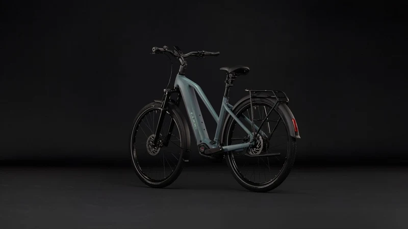 Cube Touring Hybrid Deluxe SLX 800 Wh E-Trekkingbike Trapeze 28" greengranit´n´green
